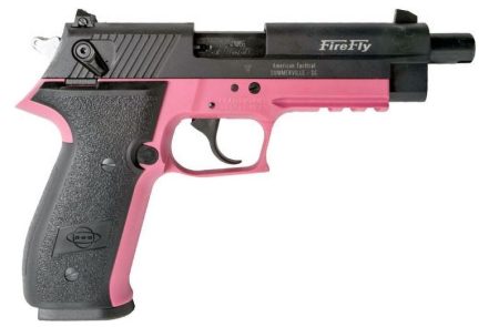 American Tactical Inc - American Tactical Inc GSG Firefly 22LR Semi-Auto Pistol with Pink Finish and 13+1 Capacity