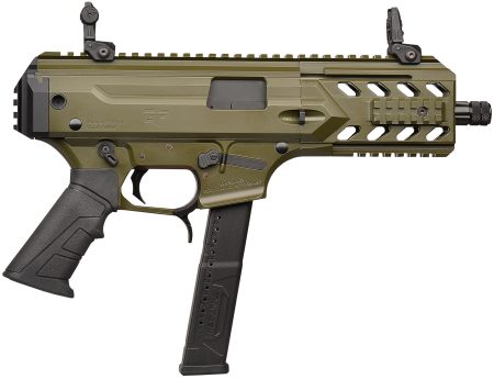 Gforce Arms - Gforce Arms BLADE 9mm Semi-Auto Pistol with Olive Drab Green Finish and 33-Round Magazine