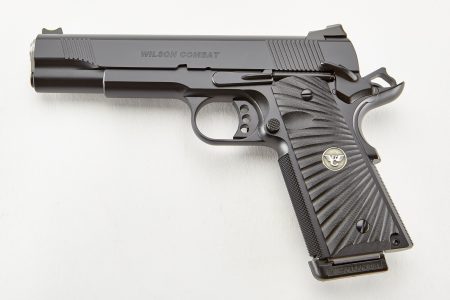 Wilson Combat - Wilson Combat CQB 10mm Semi-Auto Pistol with Black Armor-Tuff Finish and G10 Starburst Grips