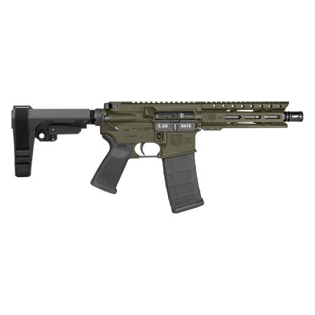 Diamondback Firearms - Diamondback Firearms Carbon DB15 Pistol 5.56 NATO with Magpul Pistol Grip and SBA3 Brace