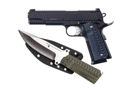 Magnum Research - Magnum Research DE1911G-K Desert Eagle 1911 45 ACP Semi-Auto Pistol with G10 Grips and Knife