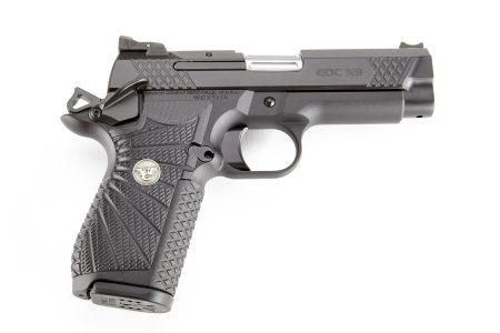 Wilson Combat - Wilson Combat EDC X9 9mm Semi-Auto Pistol with Black DLC Finish and G10 Starburst Grips