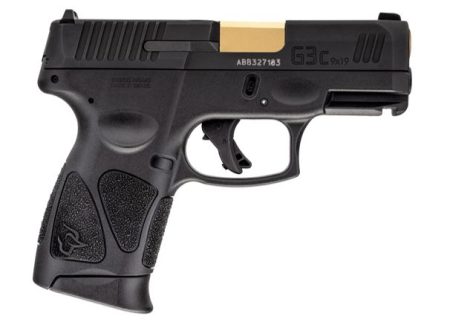 Taurus - Taurus G3C 9mm Semi-Auto Pistol with Matte Black Finish and Gold PVD Barrel