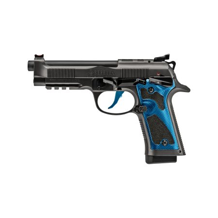 Beretta - Beretta 92X Performance Carry Optic 9mm Semi-Auto Pistol with Blue Aluminum Grips and Fiber Optic Sights