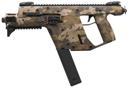 Kriss USA - Kriss USA Vector SDP Enhanced 9mm Semi-Auto Pistol with MultiCam FDE Cerakote Finish