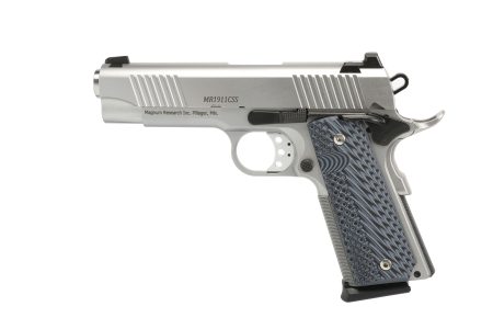 Magnum Research - Magnum Research Desert Eagle 1911 .45 ACP Semi-Auto Pistol with Matte Stainless Finish and G10 Grips
