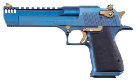 Magnum Research - Magnum Research Desert Eagle Mark XIX .50 AE Semi-Auto Pistol with Carbo Blue PVD Finish