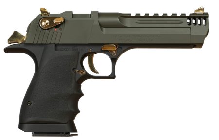 Magnum Research - Magnum Research Desert Eagle L5 Semi-Auto Pistol in 357 Magnum with Mil-Spec Green Cerakote Finish