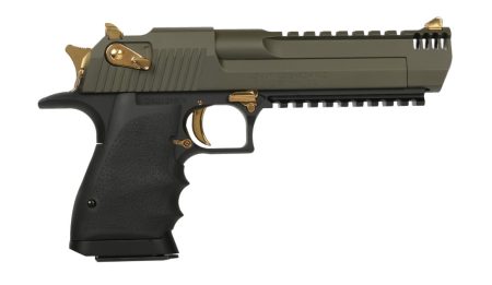Magnum Research - Magnum Research Desert Eagle L6 357 Magnum Semi-Auto Pistol with Mil-Spec Green Cerakote Finish