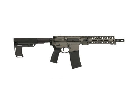 POF USA - POF USA P-15 Constable .300 AAC Blackout Semi-Auto Pistol with Collapsible Stock and Tungsten Cerakote Finish