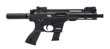 Rock Island Armory - Rock Island Armory PTM9 9mm Semi-Auto Pistol with 17+1 Capacity and Flip-Up Sights