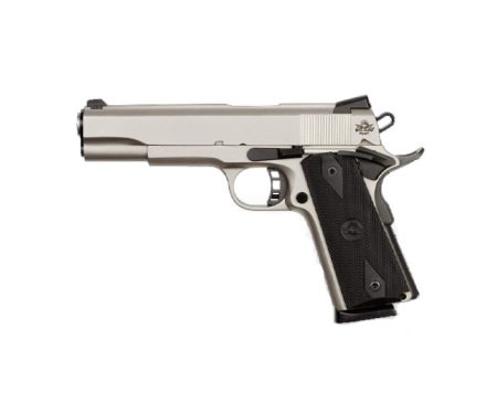 Rock Island Armory - Rock Island Armory M1911-A1 Tactical .45 ACP Semi-Auto Pistol with Matte Nickel Finish