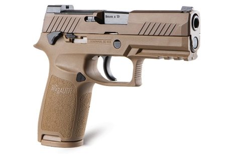 SIG SAUER - SIG SAUER P320 M18 Carry 9mm Semi-Auto Pistol with Coyote PVD Finish and 10+1 Capacity