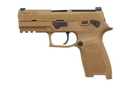 SIG SAUER - SIG SAUER M18 CSS 9mm Semi-Auto Pistol with Coyote PVD Finish and 10-Round Capacity