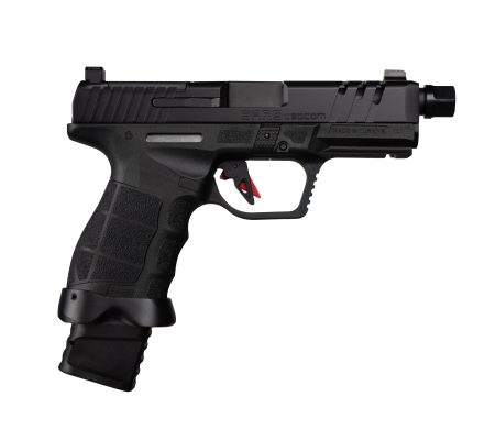 SAR Firearms - SAR Firearms SAR9 Socom Compact 9mm Semi-Auto Pistol with Interchangeable Grips and Expanded Magwell
