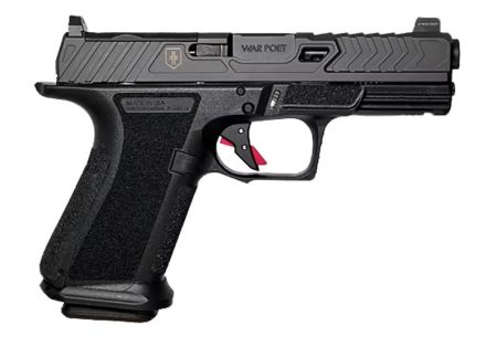 Shadow Systems - Shadow Systems MR920 War Poet 9mm Semi-Auto Pistol with 15+1 Capacity and Black Nitride Finish
