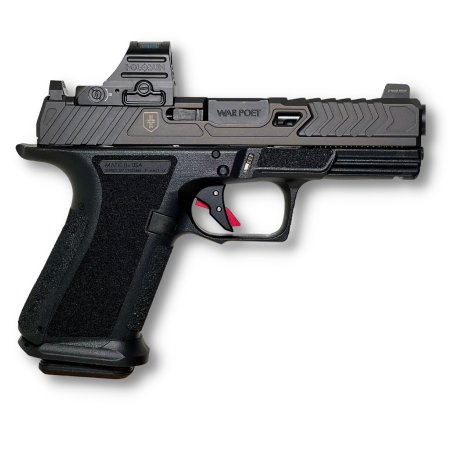 Shadow Systems Defense - Shadow Systems Defense MR920 War Poet 9mm Semi-Auto Pistol with Holosun 507C – Black Nitride Finish