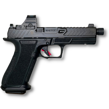 Shadow Systems - Shadow Systems DR920 War Poet 9mm Semi-Auto Pistol with Holosun 507C and Spiral Fluted Barrel