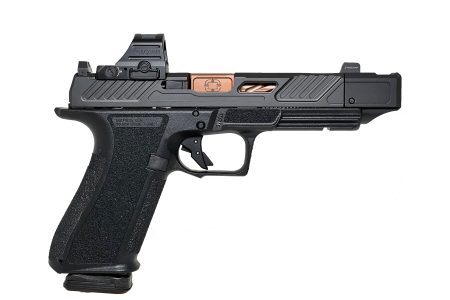 Shadow Systems - Shadow Systems DR920P Elite 9mm Semi-Auto Pistol with Black Nitride Finish and Green Tritium Sights