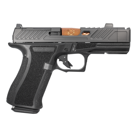 Shadow Systems - Shadow Systems CR920XP Elite 9mm Semi-Auto Pistol with Black Nitride Finish and Green Tritium Sights