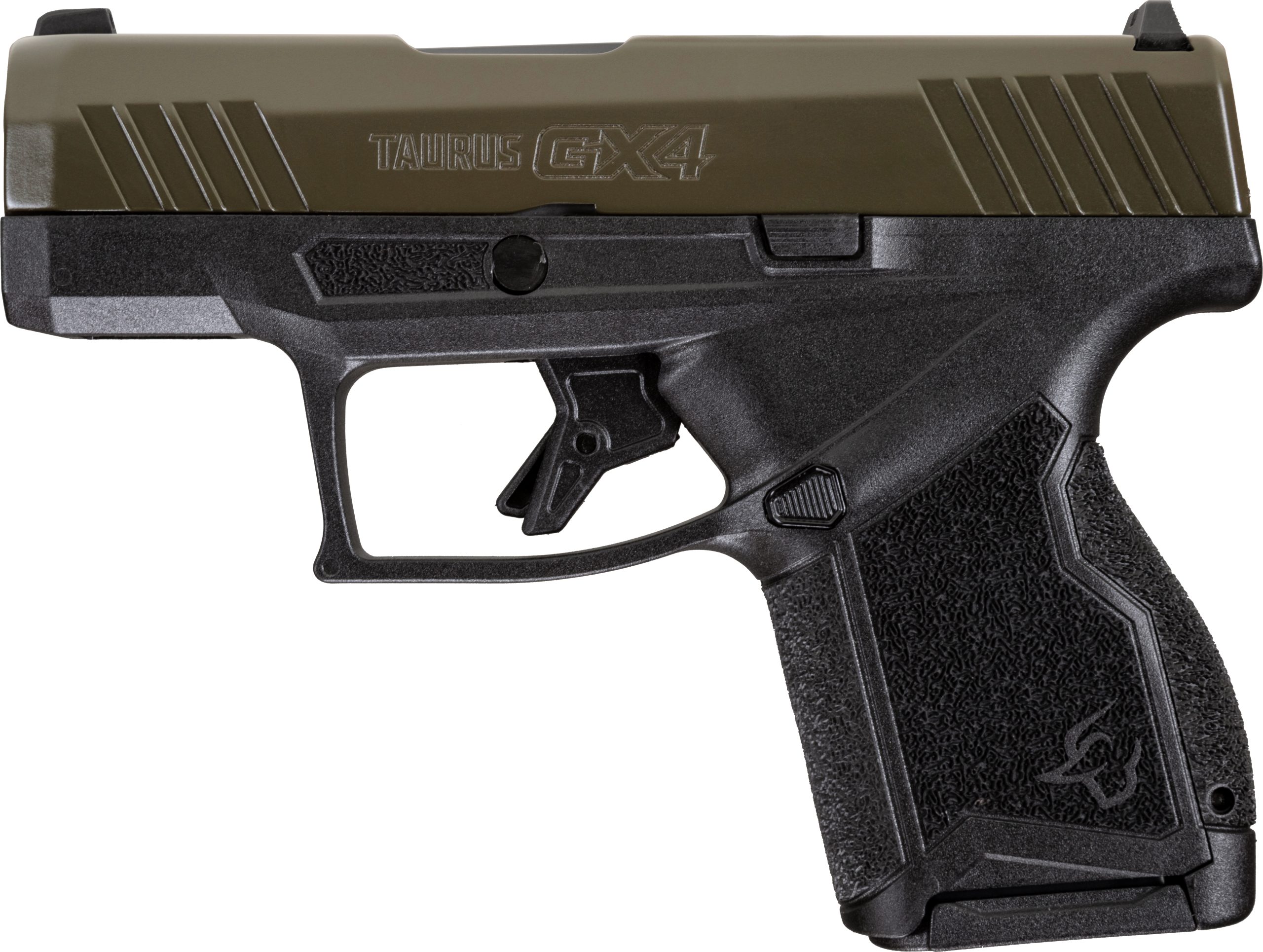 Taurus - Taurus GX4 9mm Semi-Auto Pistol with Mil-Spec Green Cerakote Finish and 11+1 Capacity