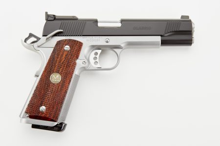Wilson Combat - Wilson Combat CA Classic .45 ACP Semi-Auto Pistol with Black Armor-Tuff Finish and Checkered Cocobolo Grips
