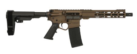 Wise Arms - Wise Arms WA-15B 300 Blackout Semi-Auto Pistol with Midnight Bronze Cerakote Finish and SBA3 Pistol Brace