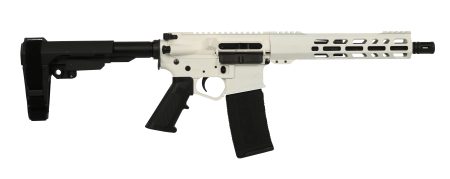 Wise Arms - Wise Arms WA-15B 5.56mm Semi-Auto Pistol with White Cerakote Finish and SBA3 Pistol Brace