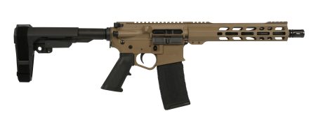 Wise Arms - Wise Arms WA-15B 5.56mm Semi-Auto Pistol with Flat Dark Earth Cerakote Finish and SBA3 Pistol Brace