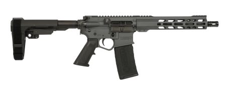 Wise Arms - Wise Arms WA-15B 5.56mm Semi-Auto Pistol with Sniper Grey Cerakote Finish and SBA3 Pistol Brace