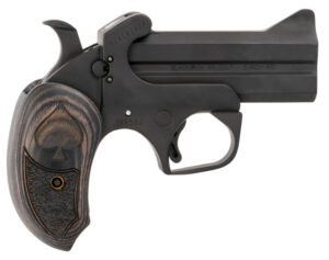 Bond Arms BABJ Black Jack  45 Colt (LC) 410 Gauge 2rd Shot 3.50" Black Black Steel Frame Black Ash Grips Features Silver Spade Above Hinge