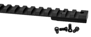 Warne V450M Vapor Picatinny Rail Black Anodized Aluminum Howa 1500/Weatherby Vanguard Except Weatherby MK V Short Action, 0 MOA