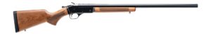 JTS Shotgun J020SSAW028 Lonestrike  Full Size 20 Gauge Break Open 3" 1rd 28" Blued Steel Single Shot Barrel, Blued Steel Drilled & Tapped Receiver, Fixed Hardwood Stock, Rem Choke