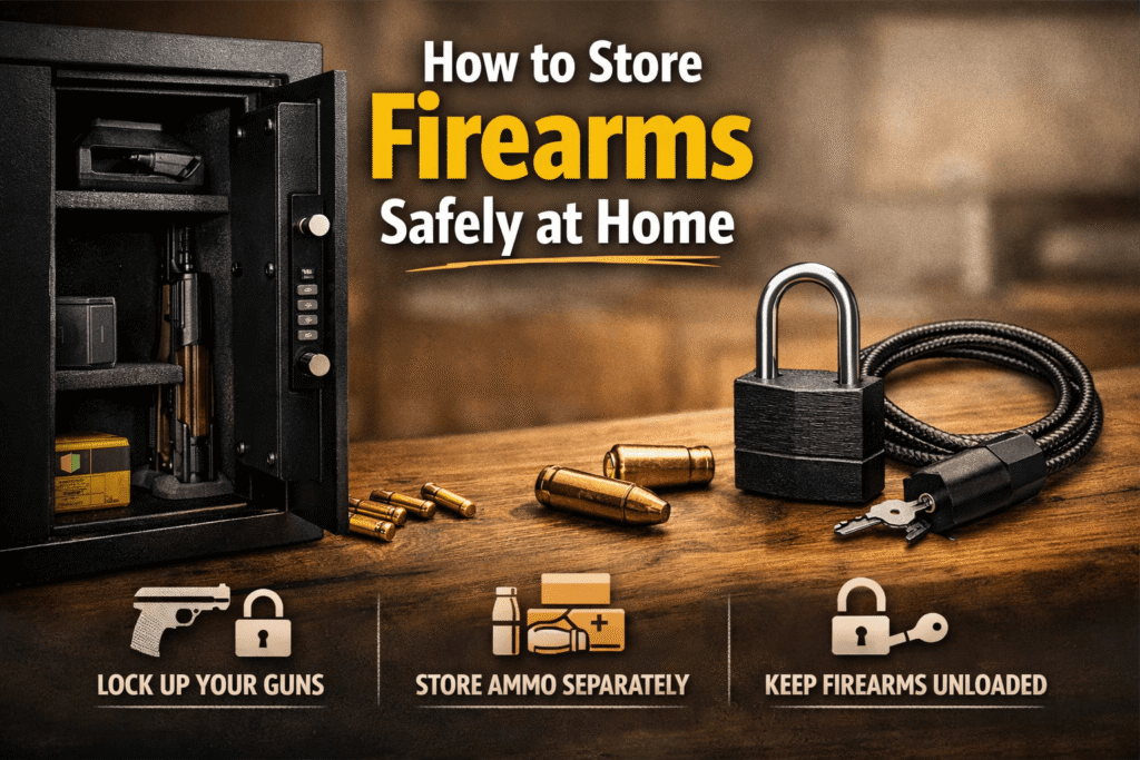 How to Store Firearms Safely at Home