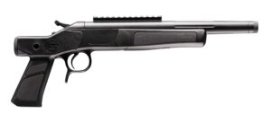 CVA CP801 Scout XP 223 Rem 1rd 11.50" Matte Stainless Steel Fluted Threaded Barrel, Picatinny Rail, Graphite Black XP Pistol Grip